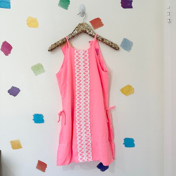 00 Lilly Pulitzer Pink Lilly's Coral Pearl Romper NWT - Picture 2 of 6